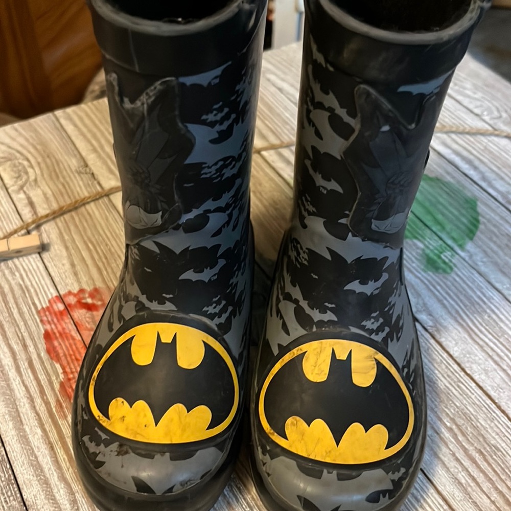 Western Chief Batman Rain Boots- Like New!